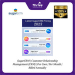 Load image into Gallery viewer, SugarCRM | Customer Relationship Management (CRM) | Per User | Per Month | Billed Annually