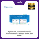 Load image into Gallery viewer, PipelineDeals | Customer Relationship Management (CRM) | per user | month | billed annually