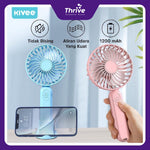 Load image into Gallery viewer, KIVEE Kipas Angin Mini Portable 1200 mAh 3-Speed Super Angin Rechargeable Micro Multifungsi