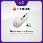 Load image into Gallery viewer, Kanata Wired VX9s Gaming Mouse RGB Macro (White) - Fantech