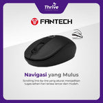 Load image into Gallery viewer, Mouse Wireless Office GO W192 Silent Click 2.4Ghz 1600DPI (Black) - Fantech