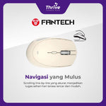 Load image into Gallery viewer, Wireless Bluetooth Mouse W193 Dual Mode Free Baterai (Beige) - Fantech