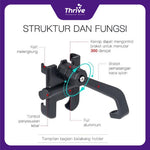 Load image into Gallery viewer, HM11 Holder HP Motor Kaca Spion - Phone Holder Motor