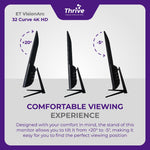 Load image into Gallery viewer, ET VisionArc 32 Curve 4K HD - Curved Monitor 32 Inch for Gaming and Work