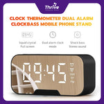 Load image into Gallery viewer, Speaker Jam Bluetooth S10 5.0 Alarm LED Mirror Display Ultra Bass 2 Bluetooth Speaker Audio