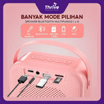 Load image into Gallery viewer, Speaker Bluetooth Karaoke 1 MIC 1 SET Portable Mini Speaker Bluetooth Bass Wireless