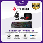 Load image into Gallery viewer, 5 in 1 Combo P51 Gaming Keyboard Mouse Headset Mousepad - Fantech