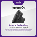 Load image into Gallery viewer, Logitech LIFT Mouse - Ergonomic Vertical Wireless Bluetooth Silent Mouse (Graphite)