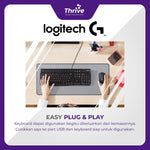Load image into Gallery viewer, Keyboard Logitech K120 - Keyboard Wired USB Full Size - Corded Keyboard