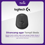 Load image into Gallery viewer, Logitech Pebble 2 M350s Mouse (Tonal Graphite) - Mouse Wireless Bluetooth Slim Silent