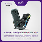 Load image into Gallery viewer, PC RAKITAN Gaming - ET Gaming Black dengan Zotac RTX 4070Ti Trinity OC - 12GB - Core i5-13400F - RAM 32GB DDR5 - 1TB SSD - ASROCK B760M Steel Legend DDR5