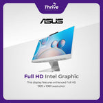 Load image into Gallery viewer, ASUS PC AIO A3202WBAK-WA382W - Core i3-1215/ 8GB RAM/ 256GB SSD/ 21.5" FHD/ W11 Pro+OHS - White