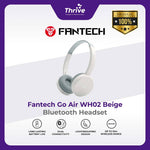 Load image into Gallery viewer, Fantech Go Air WH02 Wireless Bluetooth Headset Dual Mode - Beige