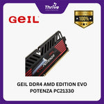 Load image into Gallery viewer, GEIL DDR4 AMD EDITION EVO POTENZA PC21330 2666MHz Dual Channel 8GB (2x4GB) 19-19-19-43 GAPB48GB2666C19DC