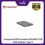 Load image into Gallery viewer, Transcend SSD Portable ESD360C 2TB USB 20Gbps, Type C