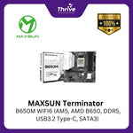 Load image into Gallery viewer, MAXSUN Terminator B650M WIFI6 (AM5, AMD B650, DDR5, USB3.2 Type-C, SATA3)