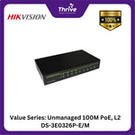 Load image into Gallery viewer, Value Series: Unmanaged 100M PoE, L2 DS-3E0326P-E/M