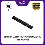 Load image into Gallery viewer, Batterai OR HP RI04 / PROBOOK 450 /455 /470-G3