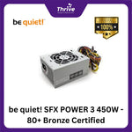 Load image into Gallery viewer, be quiet! SFX POWER 3 450W - 80+ Bronze Certified - 3 Years Warranty - Number 1 PSU in Germany