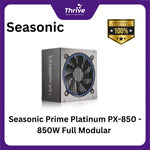 Load image into Gallery viewer, Seasonic Prime Platinum PX-850 - 850W Full Modular - 80+ Platinum Certified - 12 Years Warranty Replacement