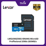 Load image into Gallery viewer, LMS1066256G-BNANG MicroSD Proffesional 1066x 160MB/s