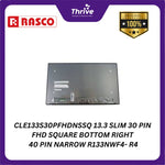 Load image into Gallery viewer, "CLE133S30PFHDNSSQ 13.3 SLIM 30 PIN FHD SQUARE BOTTOM RIGHT  40 PIN NARROW R133NWF4- R4"