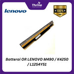 Load image into Gallery viewer, Batterai OR LENOVO M490 / K4250 / L12S4Y51