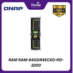 Load image into Gallery viewer, QNAP RAM RAM-64GDR4ECK0-RD-3200