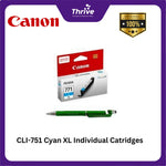 Load image into Gallery viewer, CLI-751 Cyan XL Individual Catridges
