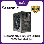 Load image into Gallery viewer, Seasonic M12II-520 Evo Edition 520W Full Modular - 80+ Bronze Certified - 5 Years - Retail Box (NO OEM)