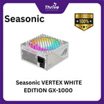 Load image into Gallery viewer, Seasonic VERTEX WHITE EDITION GX-1000 - 1000W Fully Modular - 80+ Gold Certified - ATX 3.0 Compatible - PCIe 5.0 Ready - 10 Years Warranty Replacement
