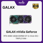 Load image into Gallery viewer, GALAX nVidia Geforce RTX 4080 16GB DDR6X ST (1-Click OC) - TRIPLE FAN -