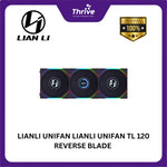 Load image into Gallery viewer, LIANLI UNIFAN LIANLI UNIFAN TL 120 REVERSE BLADE & NON REVERSE BLADE : TL 120 TRIPLE PACK BLACK & WHITE