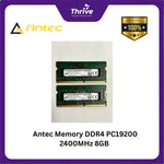 Load image into Gallery viewer, Antec Memory DDR4 PC19200 2400MHz 8GB (1x8GB) RGB Led - AMD4UZ124001608G-5S