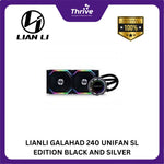Load image into Gallery viewer, LIANLI GALAHAD 240 UNIFAN SL EDITION BLACK AND SILVER
