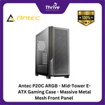 Load image into Gallery viewer, Antec P20C ARGB - Mid-Tower E-ATX Gaming Case - Massive Metal Mesh Front Panel - 4mm Tempered Glass Side Panel - Type-C 3.2 Gen 2 Ready - FREE 3PCS 120mm ARGB Fans