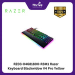 Load image into Gallery viewer, RZ03-04681800-R3M1 Razer Keyboard Blackwidow V4 Pro Yellow