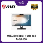 Load image into Gallery viewer, MSI AIO MODERN I7 1255 8GB 512GB W11+OHS 23.8FHD IPS BLK -AM242.1461