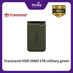 Load image into Gallery viewer, Transcend HDD 25M3 1TB military green
