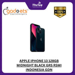 Load image into Gallery viewer, APPLE IPHONE 13 128GB MIDNIGHT BLACK GRS RSMI INDONESIA GDN
