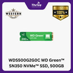 Load image into Gallery viewer, WDS500G2G0C WD Green™ SN350 NVMe™ SSD, 500GB