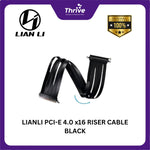 Load image into Gallery viewer, LIANLI PCI-E 4.0 x16 RISER CABLE BLACK