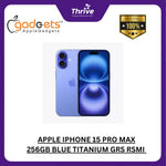 Load image into Gallery viewer, APPLE IPHONE 15 PRO MAX 256GB BLUE TITANIUM GRS RSMI INDONESIA GDN