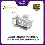 Load image into Gallery viewer, Antec Shift White - Vertical GPU Bracket with PCIE 4.0 Riser Cable - AT-ARCVB-W190-PCIE4-RTX40