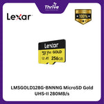 Load image into Gallery viewer, LMSGOLD128G-BNNNG MicroSD Gold UHS-II 280MB/s