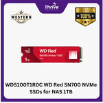 Load image into Gallery viewer, WDS100T1R0C WD Red SN700 NVMe SSDs for NAS 1TB