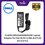 Load image into Gallery viewer, CLADEL195V334AMM45ORI Laptop Adapter For Del 19.5V-3.34A (4.5*3.0) Ori 4.0*3.0