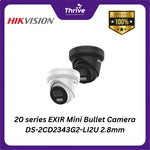 Load image into Gallery viewer, 20 series EXIR Mini Bullet Camera DS-2CD2343G2-LI2U 2.8mm