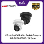 Load image into Gallery viewer, 20 series EXIR Mini Bullet Camera DS-2CD2323G2-LI 2.8mm