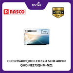 Load image into Gallery viewer, CLE173S40PQHD LED 17.3 SLIM 40PIN QHD NE173QHM-NZ1
